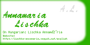 annamaria lischka business card